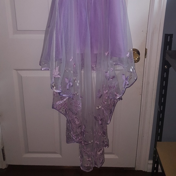 I Feel Pretty Hi-Low Dress in Lavender, XS - Picture 5 of 8